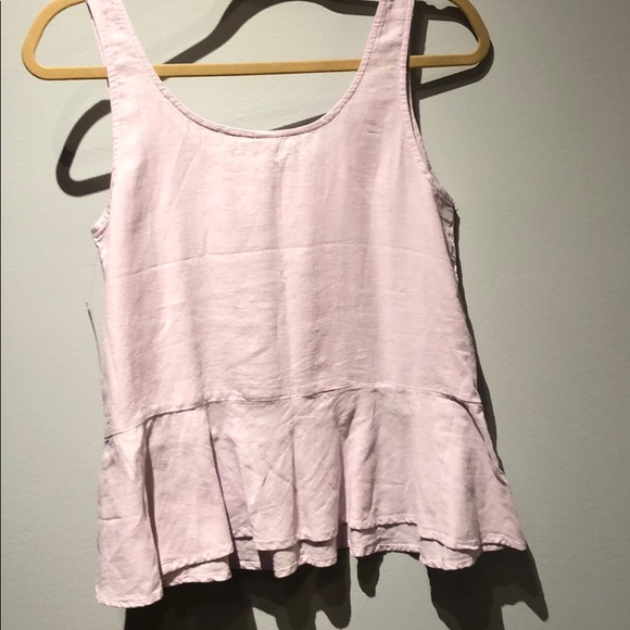 Old Navy Lilac Peplum Top - Picture 2 of 2